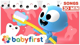 Back to School w Brushing Your Teeth Song  Morning Routine amp Nursery Rhymes  Baby First TV Songs [upl. by Godliman]