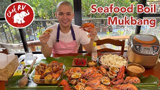 SEAFOOD BOIL MUKBANG [upl. by Anitrak]