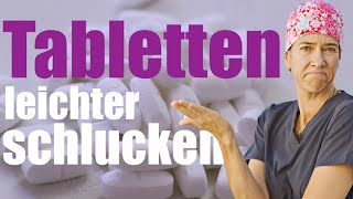 TABLETTEN SCHLUCKEN lernen  RICHTIG einnehmen [upl. by Nyrhtac]