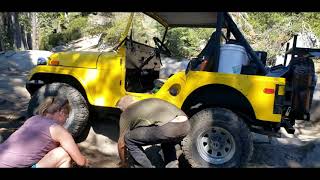 Rubicon Trail  Can a stock Jeep CJ make it through Rubicon [upl. by Letnohc]