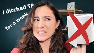 I tried to DITCH Toilet Paper  TUSHY Bidet Reaction [upl. by Garnet]