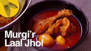 Murgir Laal Jhol—a fiery red Bengali chicken curry [upl. by Scrivenor639]