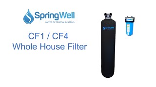 Installation Guide  SpringWell Whole House Water Filter System CF1 amp CF4 [upl. by Jeffry]