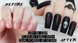 DIY POLYGEL NAILS AT HOME  The Beauty Vault [upl. by Odnalo]