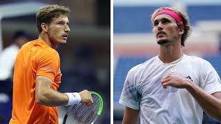 Pablo Carreno Busta vs Alexander Zverev Preview  Best shots at US Open 2020 [upl. by Lebiralc619]