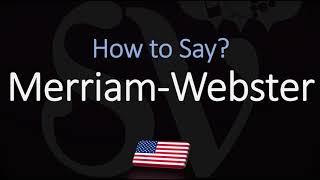 How to Pronounce Merriam Webster CORRECTLY [upl. by Anitneuq]