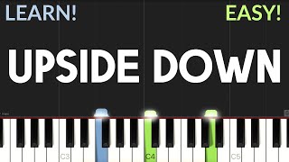 Upside Down  Jack Johnson  EASY Piano Tutorial [upl. by Malcolm123]