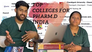 Top 20 Colleges For PHARMD in India [upl. by Koloski]