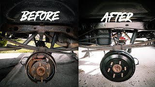 How to Apply POR15  RUSTED FRAME RESTORATION [upl. by Liddy]