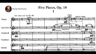 Anton Webern  Five Pieces for Orchestra Op 10 1913 [upl. by Beaston]