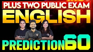 Plus Two Public Exam English  Prediction 60  Eduport Plus Two [upl. by Flowers]