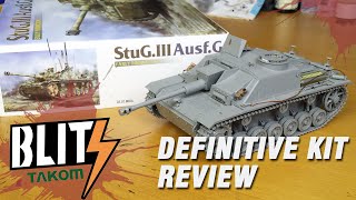 Panzermeisters quotDefinitive Reviewquot of TAKOM StuG III AusfG Early Production BLITZ line 8004 [upl. by Katusha253]