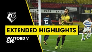 WATFORD V QPR  EXTENDED HIGHLIGHTS [upl. by Eet]