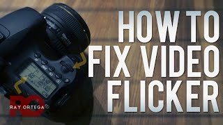 How to Fix Flickering DSLR Video [upl. by Llyrehc613]