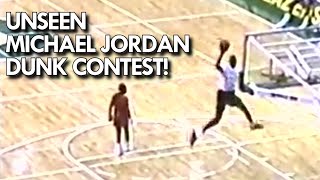 UNSEEN MICHAEL JORDAN DUNK CONTEST from 1989 FREE THROW LINE DUNK [upl. by Amej]