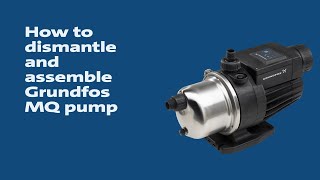 How to dismantle and assemble Grundfos MQ pump [upl. by Stanton859]