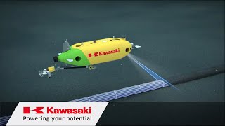 Kawasaki Autonomous Underwater Vehicle quotSPICEquot [upl. by Raskin900]