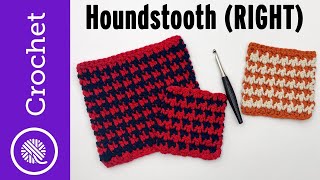 How to Crochet Houndstooth  Harry Styles cardigan [upl. by Oyek]