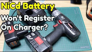 HOW TO REVIVE A NiCd DRILL BATTERY THAT WON’T CHARGE [upl. by Ettelra]