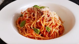 Spaghetti Napoletana  Italian cooking Journey  Homefoodbuzz [upl. by Sivla]