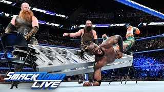 New Day vs Bludgeon Brothers  SmackDown Tag Team Title No DQ Match SmackDown LIVE Aug 21 2018 [upl. by Hayila748]