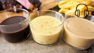 3 French Steak Sauce Recipes [upl. by Nylde]