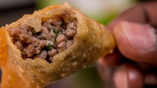 How to Make meat Samosas [upl. by Feenah519]