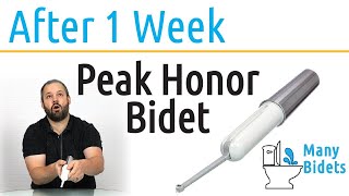 Peak Honor Travel Bidet Thoughts After 1 Week Use [upl. by Atiuqcaj]