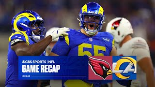 Rams OUTLAST Cardinals inch closer to clinching NFC West  Game Recap [upl. by Starobin]