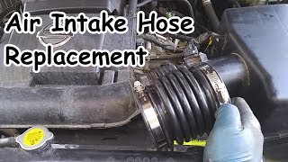 Nissan Xterra Air Intake Hoses Replacememt [upl. by Jemma]