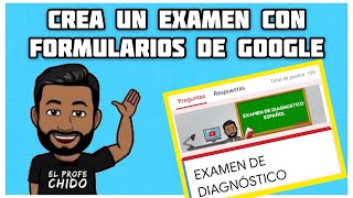 COMO CREAR UN EXAMEN CON FORMULARIOS DE GOOGLE [upl. by Mw]