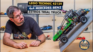 LEGO Technic 42129 4x4 MercedesBenz Zetros Trial Truck detailed building review amp test [upl. by Goldston]