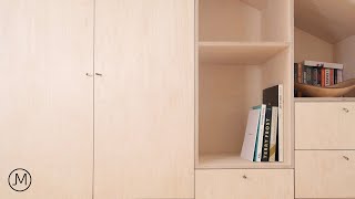 Making Built In Birch Plywood Cabinets Bedroom Renovation Part 1 [upl. by Annod137]