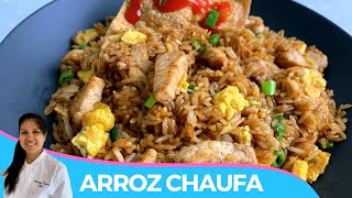 🇵🇪 ARROZ CHAUFA DE POLLO  RECETA PERUANA [upl. by Catharina]