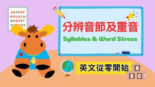 【英文從零開始】如何劃分音節及分辨重音｜Syllables amp Word Stress｜Boro English [upl. by Akapol101]