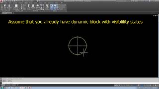 Using AutoCad visibility state block with attribute [upl. by Franciska]