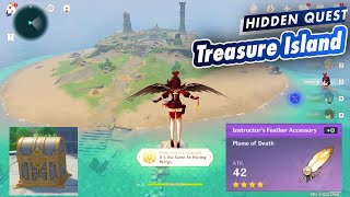 Secret Island Genshin Impact Hidden Quest Time and the wind [upl. by Ardnohs]