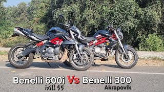 Benelli 300 Vs Benelli 600i Sound Comparison [upl. by Orferd]