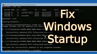 How to Fix Startup Repair in Windows 10  System Reserved [upl. by Vedetta]