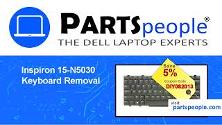 Dell Inspiron 15 N5030 P07F003 Keyboard HowTo Video Tutorial [upl. by Ingunna]