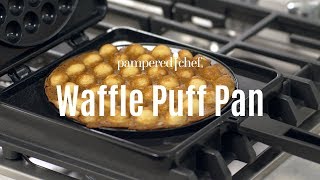 Waffle Puff Pan  Pampered Chef [upl. by Inhoj]