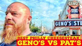 GENOS vs PATS Best Philly Cheesesteak [upl. by Jill]