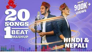 Hindi Nepali Mashup  20 Songs 1 Beat  Ronzai X Sudeep  Dashain Tihar Festival Song 2081 [upl. by Noelopan]