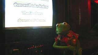 Kermit The Frog sings quotKokomoquot at a karaoke studio [upl. by Eelek113]