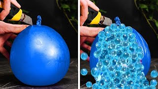 25 SIMPLY 5 MINUTE CRAFTS WITH BALLOONS [upl. by Adaner427]