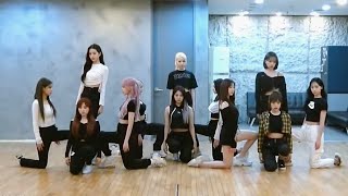 IZONE  Sequence dance practice mirrored [upl. by Nwahser]