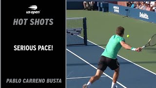 Pablo Carreño Busta Has Serious Pace  2022 US Open [upl. by Gnil925]