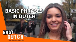 Easy Dutch 1  Basic Phrases from the streets [upl. by Anela22]