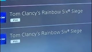 How to Upgrade Rainbow Six Siege From PS4 to PS5 Version [upl. by Haimes]