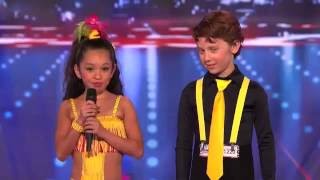 Daniela Avanzini amp Yasha Americas Got Talent at 7 years old [upl. by Allerus755]